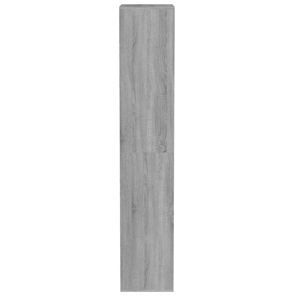 vidaXL Shoe Cabinet Grey Sonoma 54x34x183 cm Engineered Wood 5