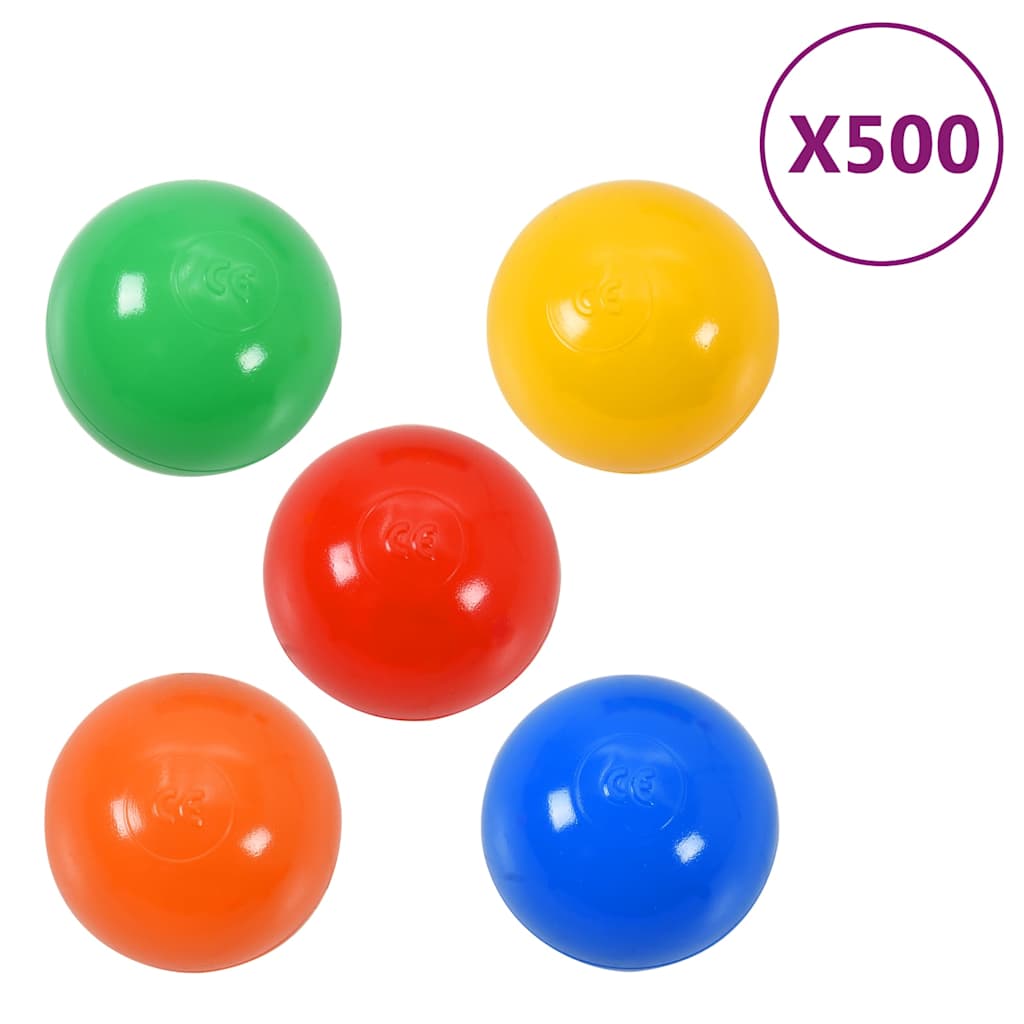 vidaXL Play Balls 500 pcs Multicolour 2