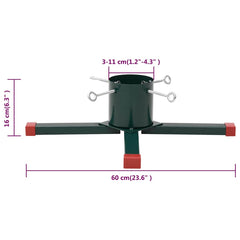 vidaXL Christmas Tree Stand 60x60x16 cm 6