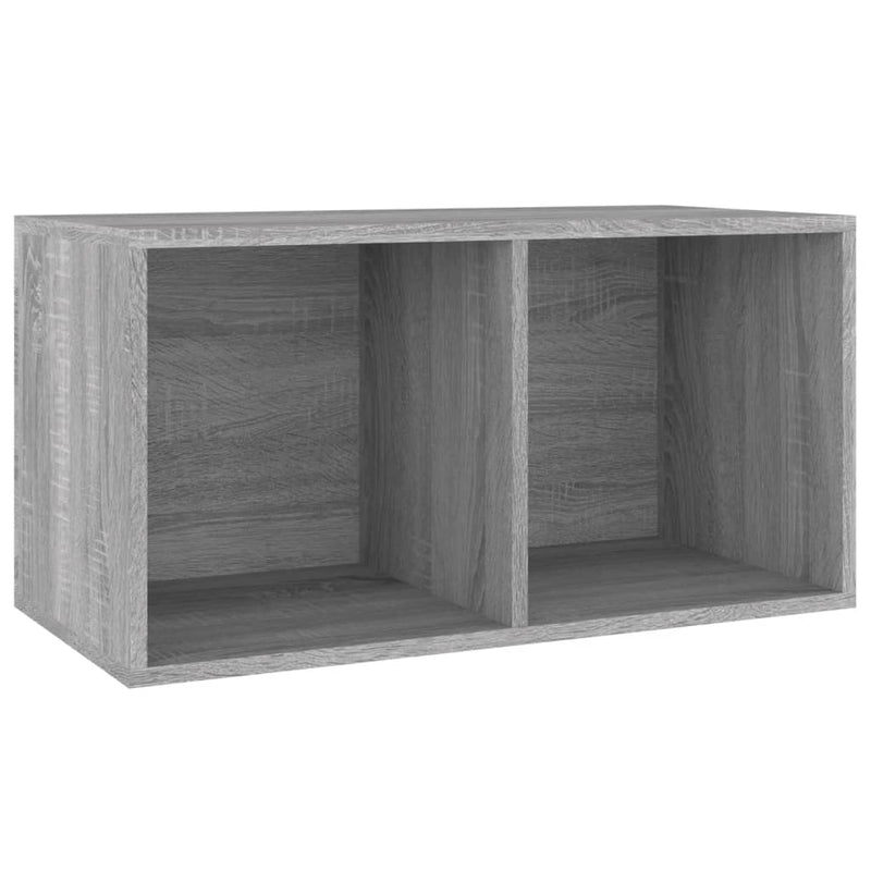 Vinyl Storage Box Grey Sonoma 71x34x36 cm Engineered Wood