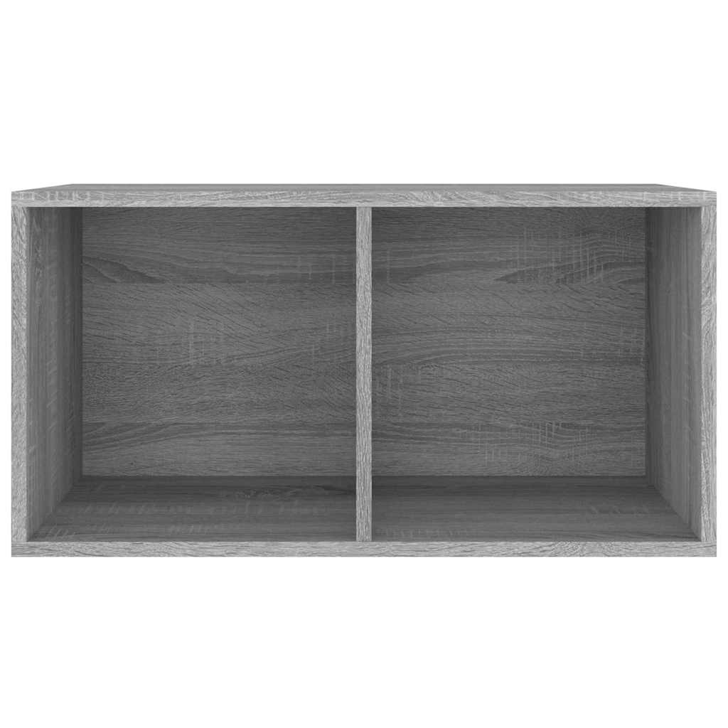 vidaXL Vinyl Storage Box Grey Sonoma 71x34x36 cm Engineered Wood 6