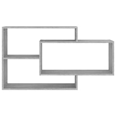 vidaXL Wall Shelf Grey Sonoma 104x20x58.5 cm Engineered Wood 3