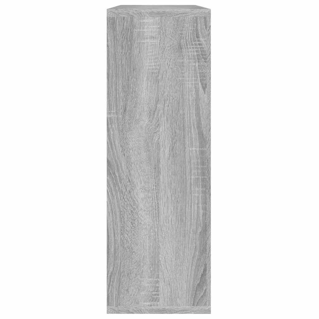 vidaXL Wall Shelf Grey Sonoma 104x20x58.5 cm Engineered Wood 4