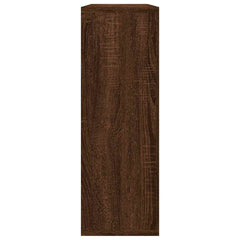 vidaXL Wall Shelf Brown Oak 104x20x58.5 cm Engineered Wood 4