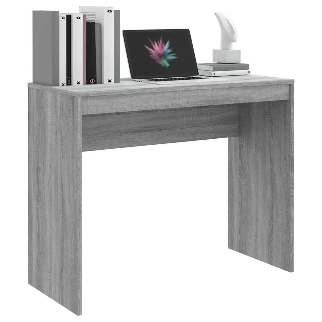 vidaXL Desk Grey Sonoma 90x40x72 cm Engineered Wood 4