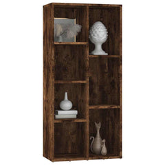vidaXL Book Cabinet Smoked Oak 50x25x106 cm 4