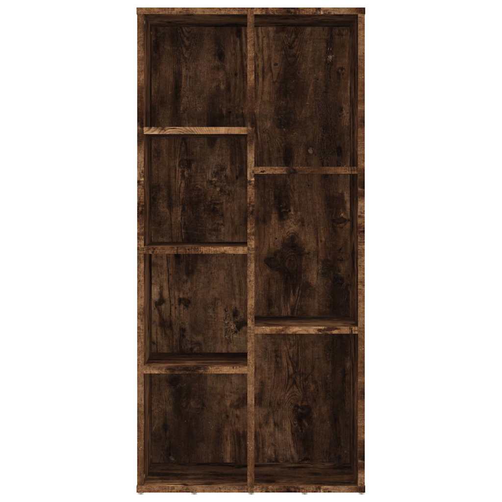 vidaXL Book Cabinet Smoked Oak 50x25x106 cm 6