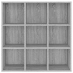 vidaXL Book Cabinet Grey Sonoma 98x29x97.5 cm 3