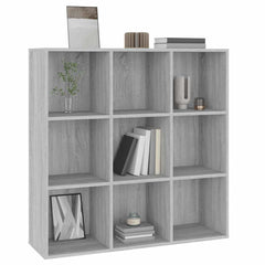 vidaXL Book Cabinet Grey Sonoma 98x29x97.5 cm 6