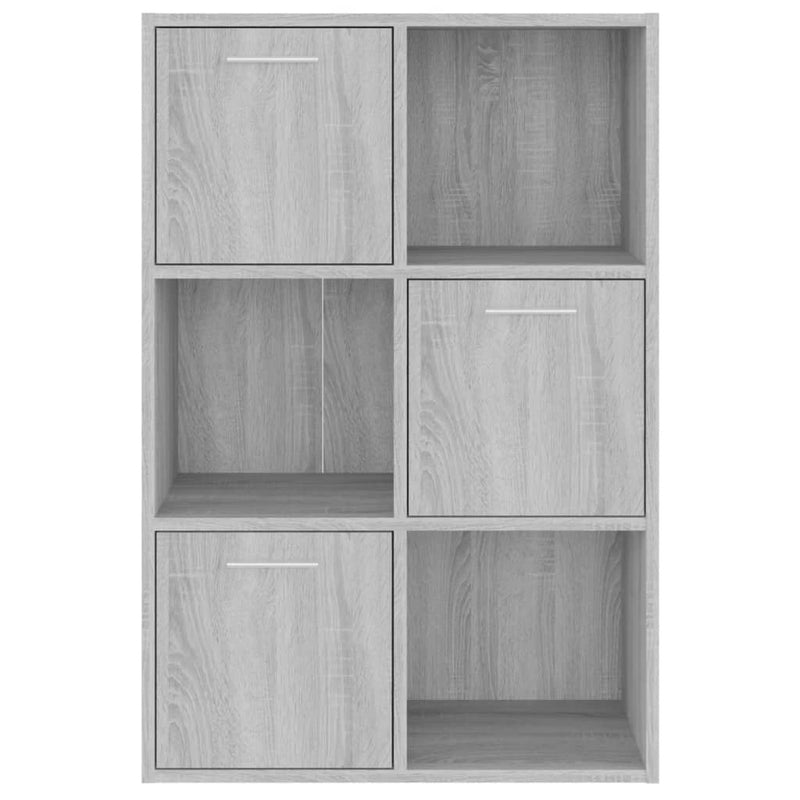 Storage Cabinet Grey Sonoma 60x29.5x90 cm