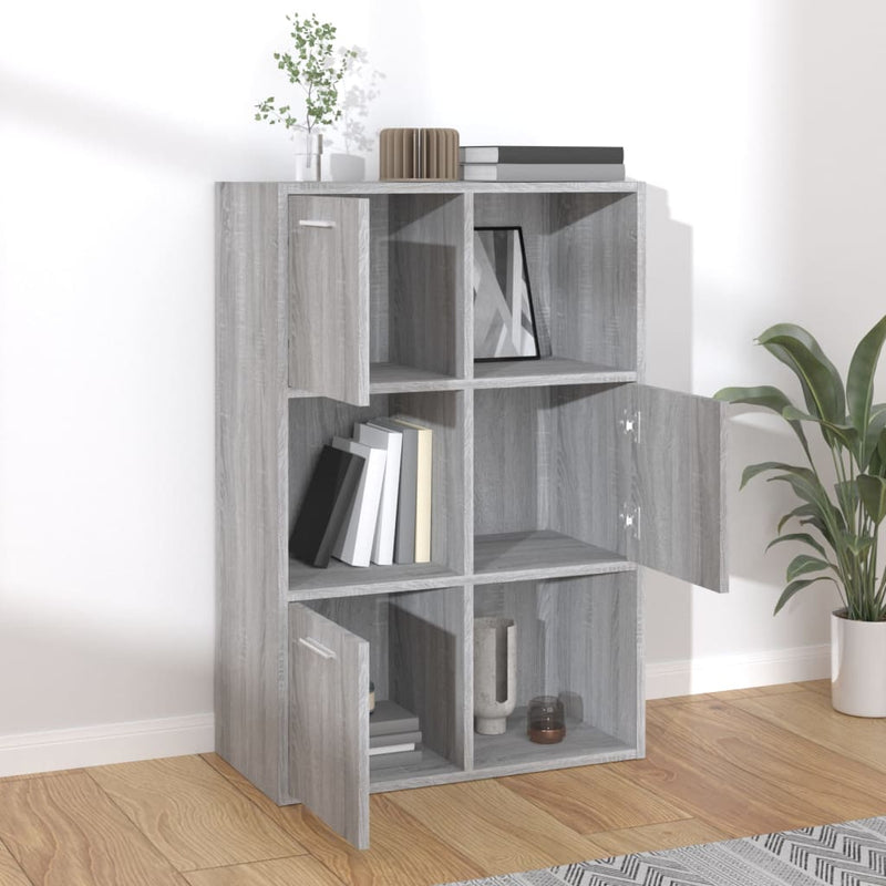 Storage Cabinet Grey Sonoma 60x29.5x90 cm