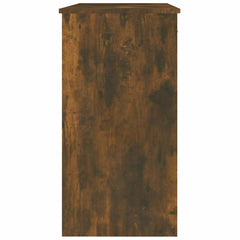 vidaXL Desk Smoked Oak 80x40x75 cm Engineered Wood 5