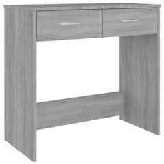 vidaXL Desk Grey Sonoma 80x40x75 cm Engineered Wood 2