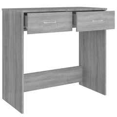 vidaXL Desk Grey Sonoma 80x40x75 cm Engineered Wood 6