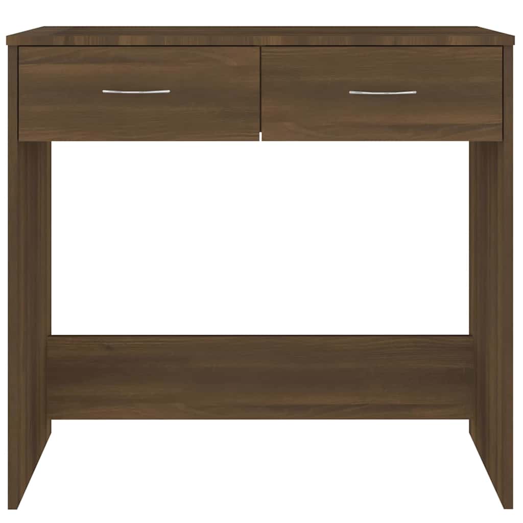 Desk 80x40x75 cm Engineered Wood Brown oak
