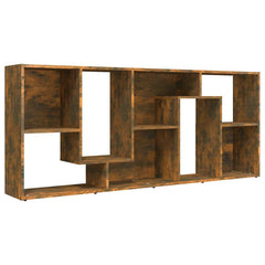 vidaXL Book Cabinet Smoked Oak 67x24x161 cm Engineered Wood 5