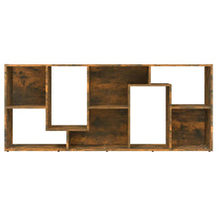 vidaXL Book Cabinet Smoked Oak 67x24x161 cm Engineered Wood 6