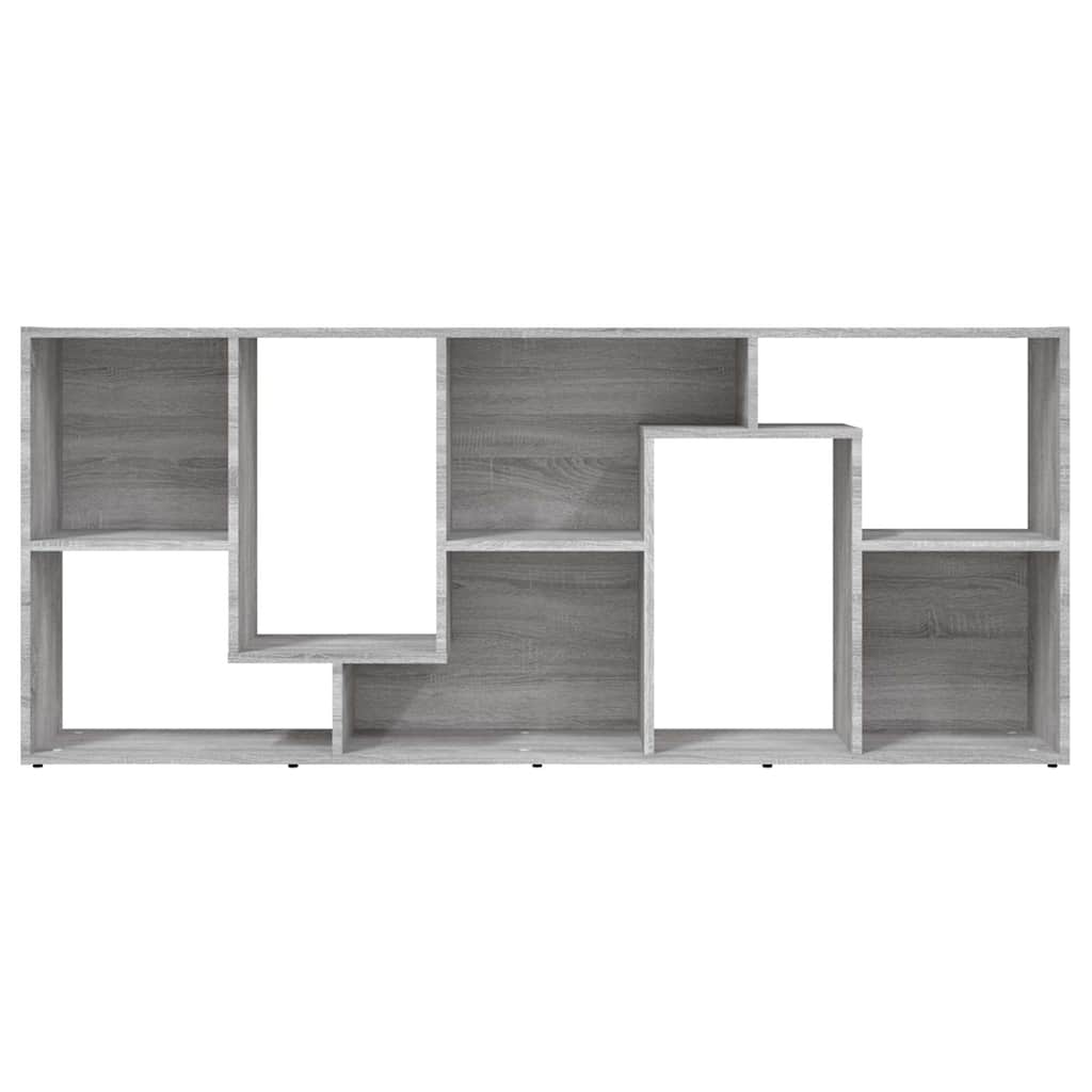 vidaXL Book Cabinet Grey Sonoma 67x24x161 cm Engineered Wood 6