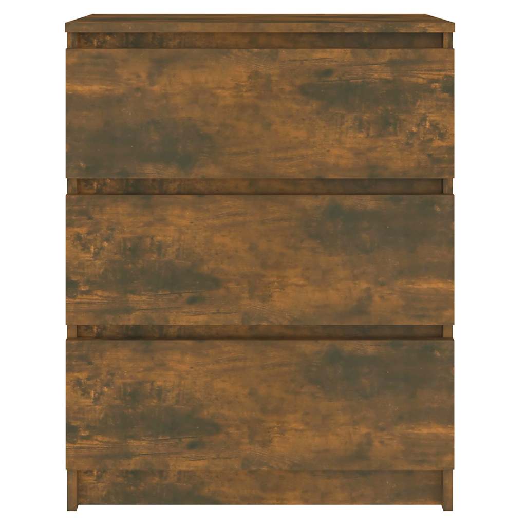 vidaXL Sideboard Smoked Oak 60x35x76 cm Engineered Wood 3
