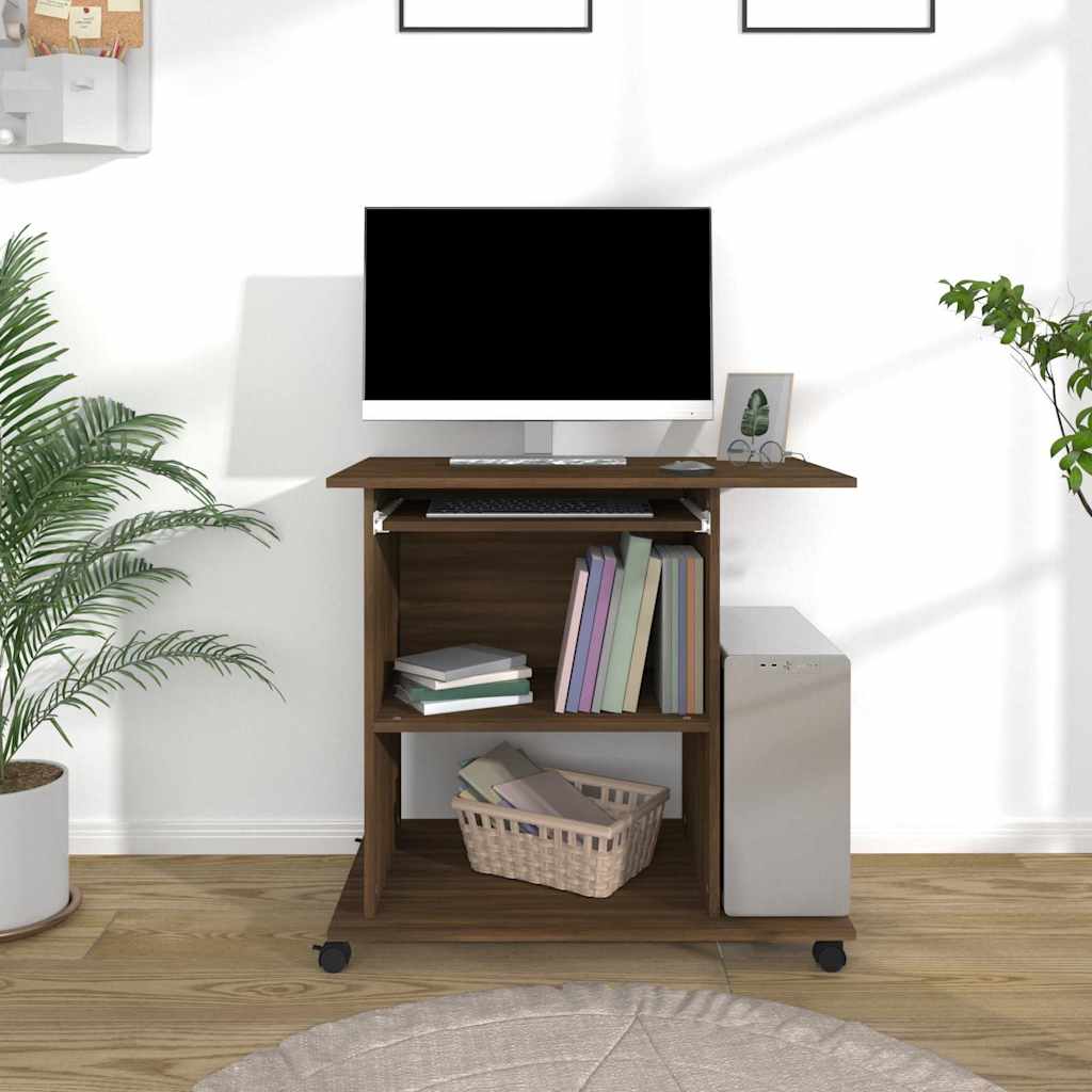 vidaXL Computer Desk 80x50x75 cm Engineered Wood