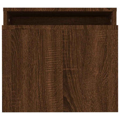 vidaXL Coffee Table Set Brown Oak 100x48x40 cm Engineered Wood 5