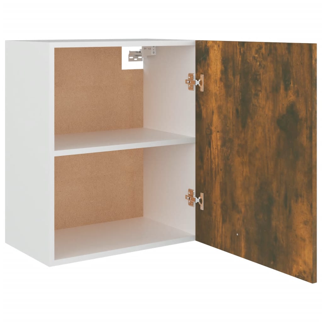 vidaXL Hanging Cabinet Lyon Smoked Oak 50x31x60 cm Engineered Wood 6