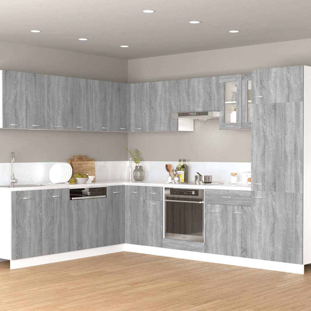 vidaXL Hanging Cabinet Lyon Grey Sonoma 60x31x40 cm Engineered Wood 1
