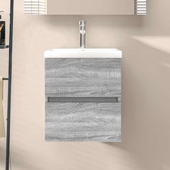 vidaXL Sink Cabinet | Grey Sonoma | Engineered wood | Compact | Sink Cabinet 1