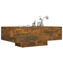 vidaXL Coffee Table Smoked Oak 85x55x31 cm Engineered Wood 4