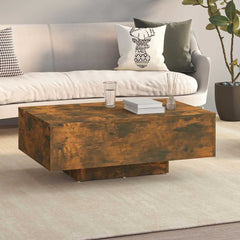 vidaXL Coffee Table Smoked Oak 85x55x31 cm Engineered Wood 1