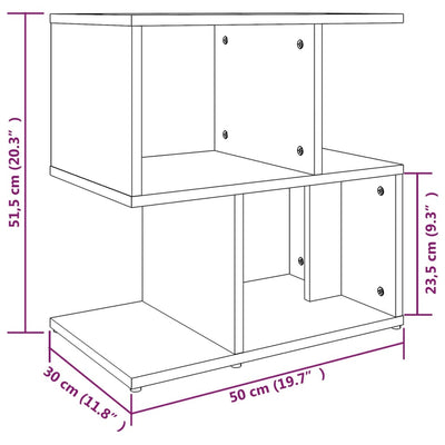 Bedside Cabinets 2 pcs Brown Oak 50x30x51.5 cm Engineered Wood