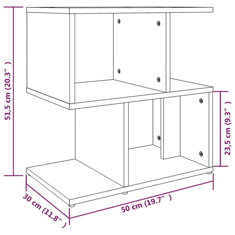 Bedside Cabinets 2 pcs Brown Oak 50x30x51.5 cm Engineered Wood