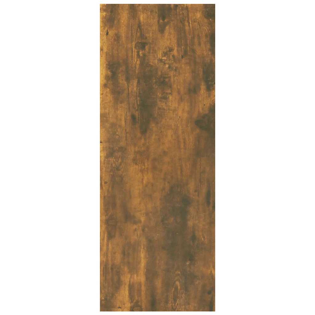 vidaXL Console Table Smoked Oak 78x30x80 cm Engineered Wood 5