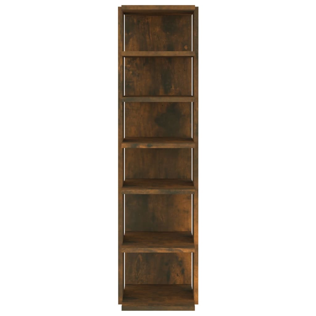 vidaXL Shoe Racks 2 pcs Smoked Oak 27.5x27x102 cm Engineered Wood 4