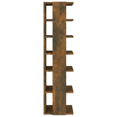 vidaXL Shoe Racks 2 pcs Smoked Oak 27.5x27x102 cm Engineered Wood 5