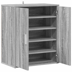 vidaXL Shoe cabinets 60 x 35 x 70 cm Grey Sonoma Stores loads of shoes 5