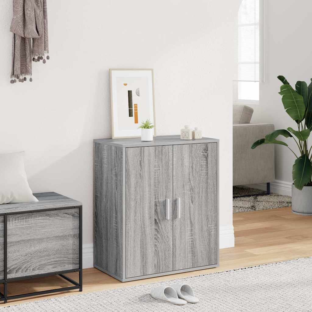 vidaXL Shoe cabinets 60 x 35 x 70 cm Grey Sonoma Stores loads of shoes 1