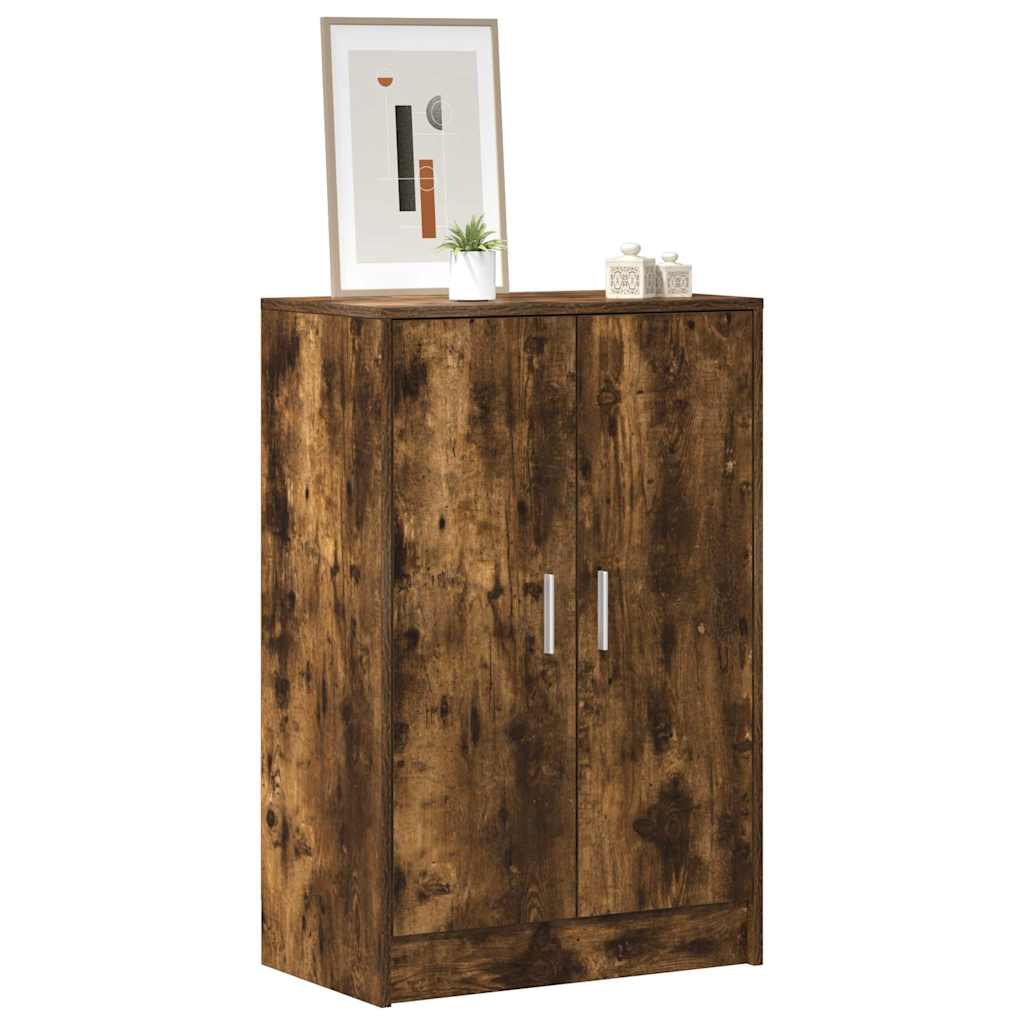 vidaXL Shoe cabinets 60 x 35 x 92 cm Engineered Wood Smoked Oak 3