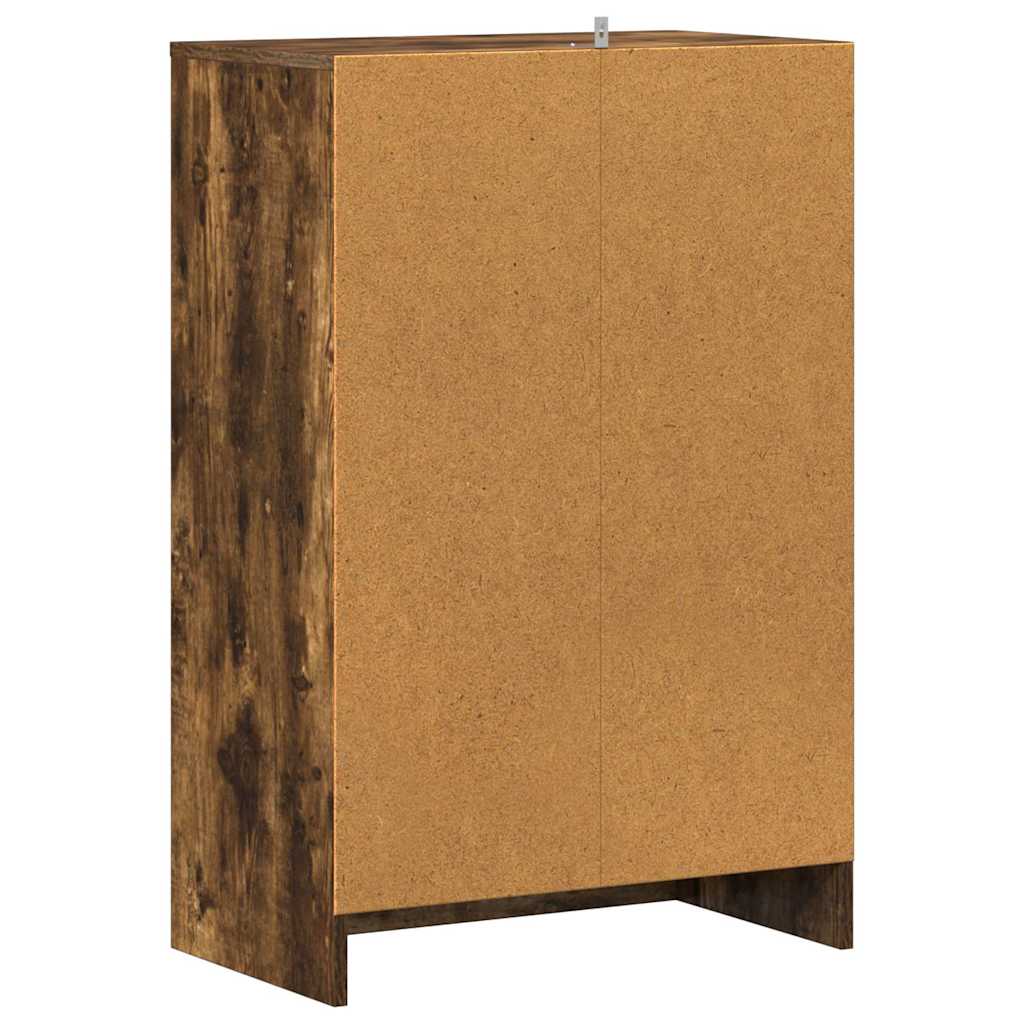 vidaXL Shoe cabinets 60 x 35 x 92 cm Engineered Wood Smoked Oak 6
