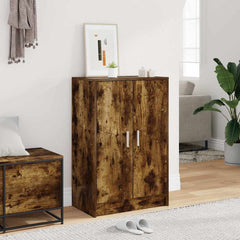 vidaXL Shoe cabinets 60 x 35 x 92 cm Engineered Wood Smoked Oak 1
