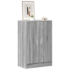 vidaXL Shoe cabinets 60 x 35 x 92 cm Engineered Wood Grey Sonoma 3