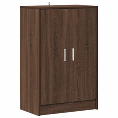 vidaXL Shoe cabinets 60 x 35 x 92 cm Engineered Wood Brown Oak 2