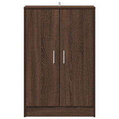 vidaXL Shoe cabinets 60 x 35 x 92 cm Engineered Wood Brown Oak 4