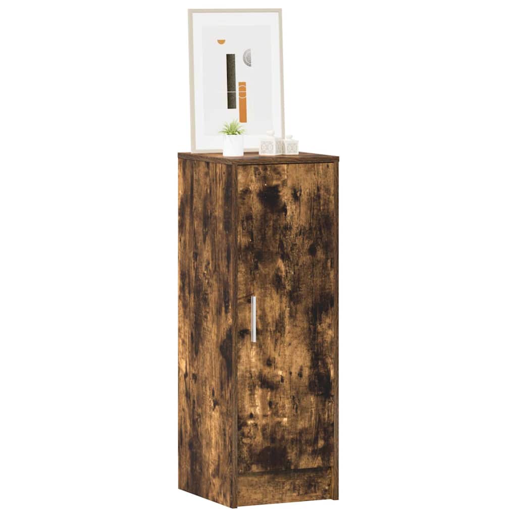 Shoe Cabinet 32x35x92 cm Engineered Wood Width 32 cm Height 92 cm Smoked oak