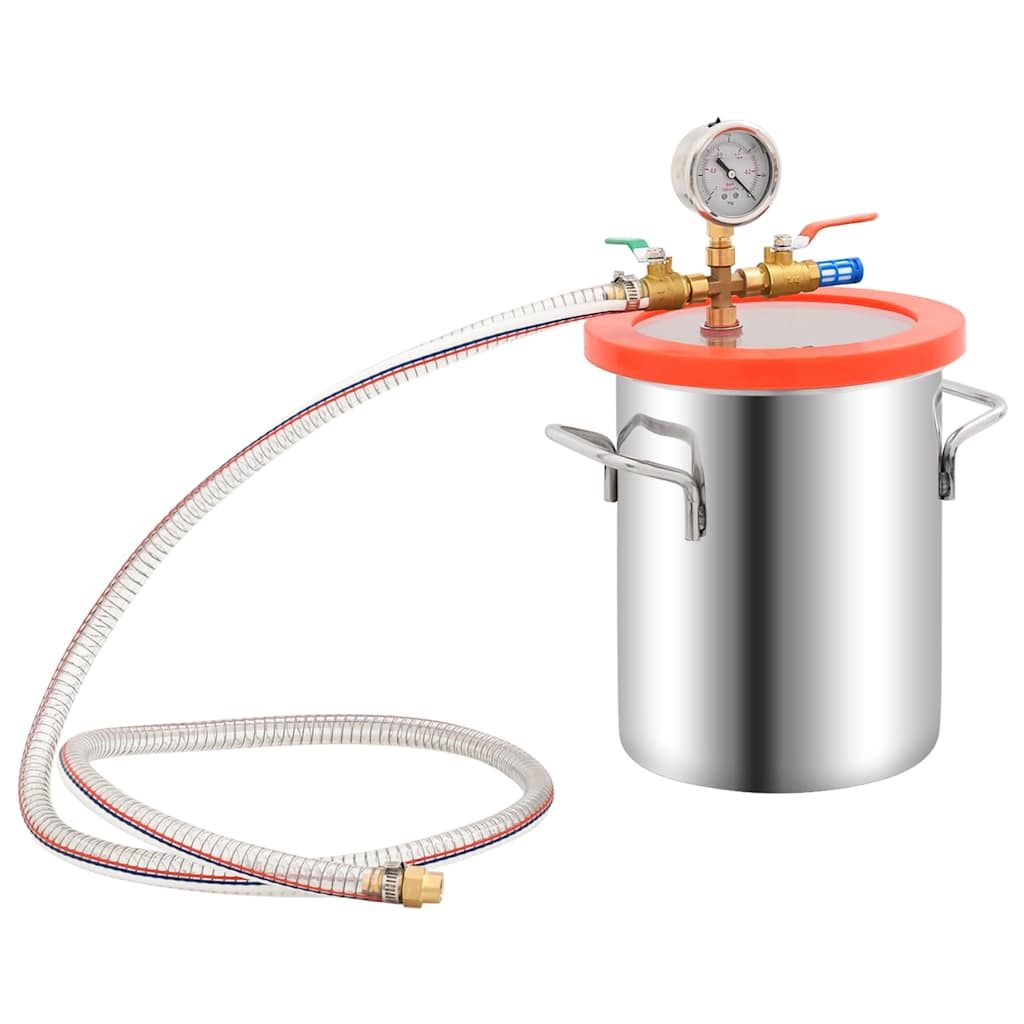Vacuum Chamber Stainless Steel 3,7 L 5.5 l