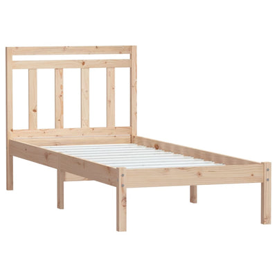 Bed Frame 90x190 cm Single Solid Wood