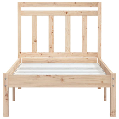 Bed Frame 90x190 cm Single Solid Wood