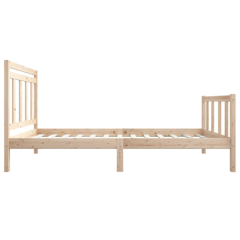 Bed Frame 90x190 cm Single Solid Wood