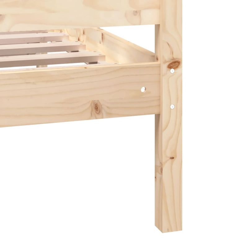 Bed Frame 90x190 cm Single Solid Wood