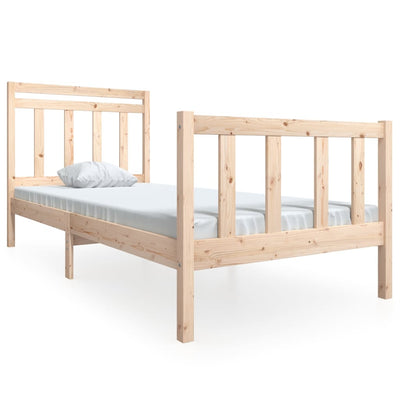 Bed Frame Solid Wood 90x200 cm